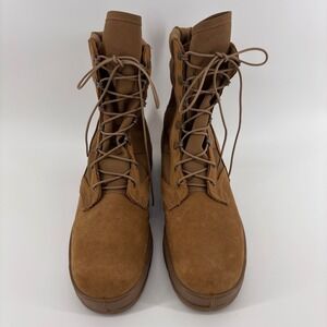 US Military Hot Weather Army Combat Boots Coyote Brown Vibram Sole Size 10.5R